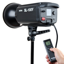 Lighting Equipment - Godox SL100Y 3300K LED Light 6500 Lux Tungsten