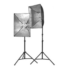 Apšvietimo įranga - Caruba All in 1 Light Set (50x70cm, 8x25W LED, 5800K)