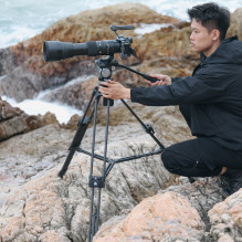 Stand - Ulanzi VideoFast Heavy Duty Tripod Kit (Carbon Fiber, 25 kg, 64-149.5 cm)