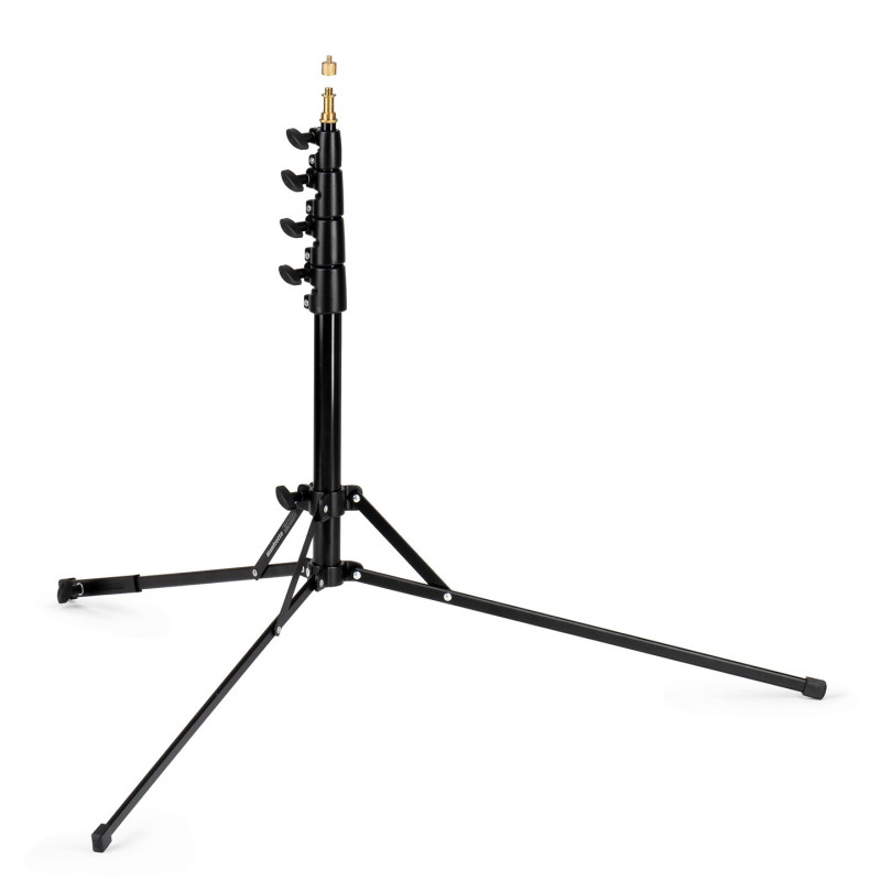 Stovas - Manfrotto Nano Plus lengvas kompaktiškas fotoaparato trikojis, juodas