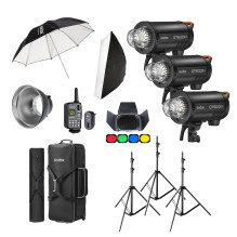 Studio Flash Kit - Godox QT600IIIM D Trio Studio Kit