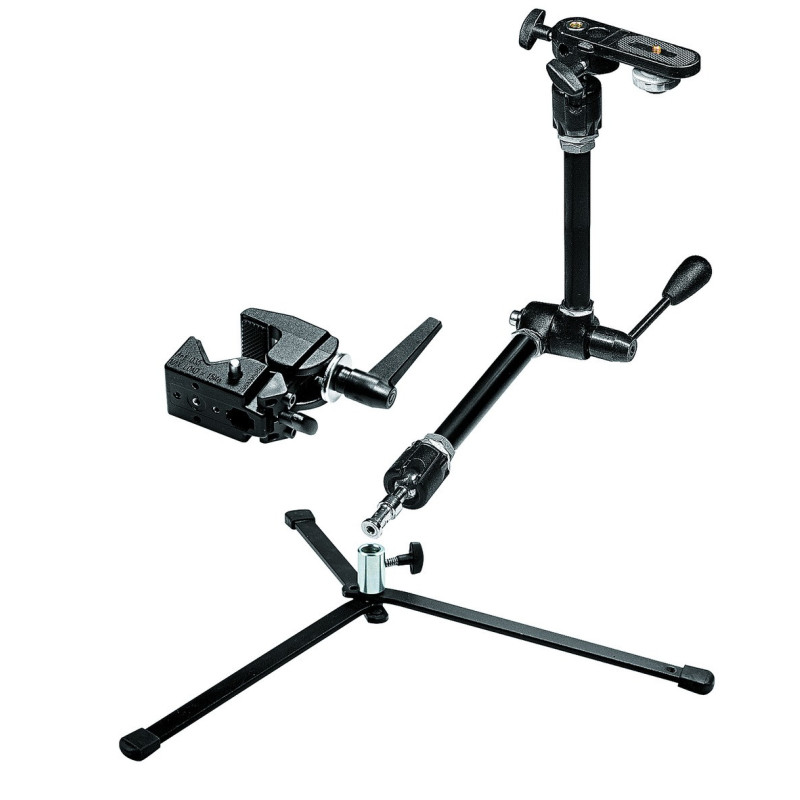 Kameros tvirtinimo rinkinys - Manfrotto Magic Arm Kit (143BKT, 035, 003, aliuminis)