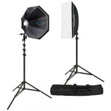 Lighting Equipment - Westcott Rapid Box Switch 2 Light Kit Round Head Lighting Equipment - Westcott Rapid Box Switch 2 Light Kit Round Head