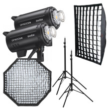 Studio flash - Godox DP600III V dual flash set, 600 Ws, 2.4 GHz, LED, 60 × 60 cm, 95 cm Studio flash - Godox DP600III V dual flash set, 600 Ws, 2.4 GHz, LED, 60 × 60 cm, 95 cm