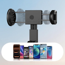 Telefono Trikojis - ULANZI MT86 153 cm 8 Sekcijų Juodas
