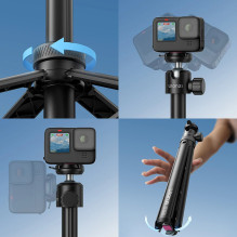 Fotoaparato Trikojis - ULANZI TT24 CKA Greitai Atsegama Asmenukių Lazdelė 148 cm 33 cm 360 g 600 g Fotoaparato Trikojis - ULANZI TT24 CKA Greitai Atsegama Asmenukių Lazdelė 148 cm 33 cm 360 g 600 g