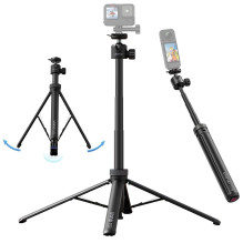 Fotoaparato Trikojis - ULANZI TT24 CKA Greitai Atsegama Asmenukių Lazdelė 148 cm 33 cm 360 g 600 g Fotoaparato Trikojis - ULANZI TT24 CKA Greitai Atsegama Asmenukių Lazdelė 148 cm 33 cm 360 g 600 g