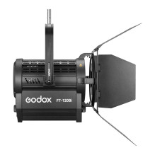 Apšvietimo Įranga - Godox F7 120Bi K1 Bi-Color LED Fresnel Light 15-60°