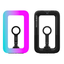 LED šviestuvas - Ulanzi PL15RGB su magnetiniu telefono laikikliu, 2 500-9 000 K, HSI, 20 efektų, USB-C, 90 min. baterija