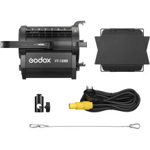Lighting Equipment - Godox F7 120Bi K2 Bi-Color LED Fresnel Light 15-60° Beam Angle, CRI 96, TLCI 97, Black Lighting Equipment - Godox F7 120Bi K2 Bi-Color LED Fresnel Light 15-60° Beam Angle, CRI 96, TLCI 97, Black