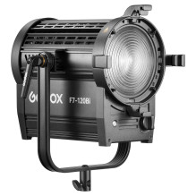 Apšvietimo Įranga - Godox F7 120Bi K2 Dviejų Spalvų LED Fresnel Šviesa 15-60° Spindulio Kampas, CRI 96, TLCI 97, Juoda