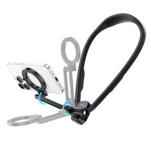 Phone Neck Mount - Ulanzi MG14 Neck Mount with Magnetic Phone Holder, For GoPro, MagSafe and PixelSnap, 60 cm, Black