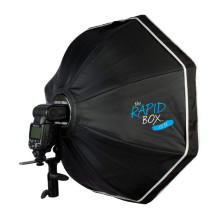 Apšvietimo įranga - Westcott Rapid Box Portable Portrait Speedlite Kit, 2 difuzoriai, softbox, octabox Apšvietimo įranga - Westcott Rapid Box Portable Portrait Speedlite Kit, 2 difuzoriai, softbox, octabox