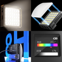 LED Light - Ulanzi C10RGB L205 LED Lamp 10 W 1 800-9 000 K 3 300 mAh RGB