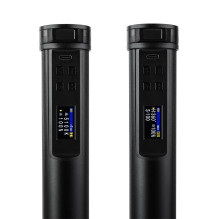 LED Šviestuvas - MITOYA PIKE 42 RGB 42 cm 2 500-9 900 K 1 200 lm 12 W 5 200 mAh Juodas