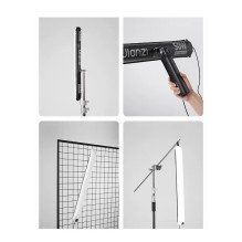 LED šviestuvas - ULANZI UA50 50 W dviejų spalvų LED šviesos vamzdis 2 700-6 500 K CRI 95+ USB-C
