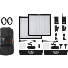 Apšvietimo Įranga - Godox FL150S Lankstus LED Šviesos Rinkinys 3300K-5600K, 2 Šviesos