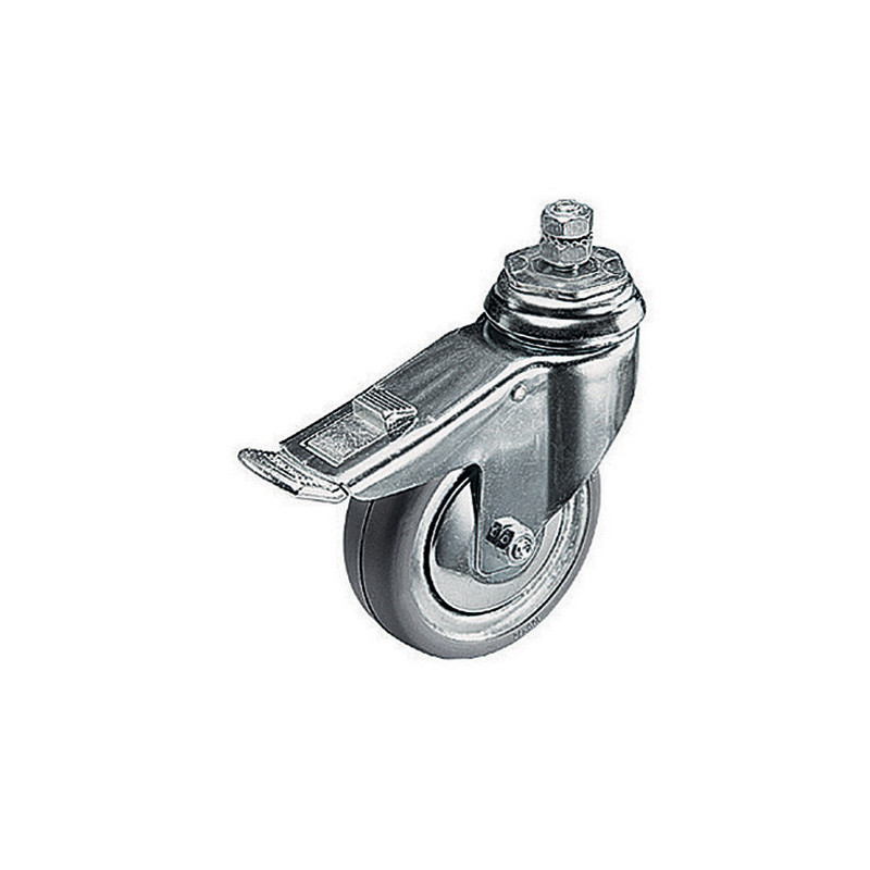 Daliniai - Manfrotto Koles su stabdžiu 100mm 3 vnt. 100kg talpa