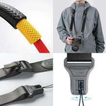 Fotoaparato Dirželis - K&F Concept Ulanzi CSS1 U-Snap Mercury Silver Fotoaparato Dirželis - K&F Concept Ulanzi CSS1 U-Snap Mercury Silver