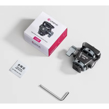 Camera Mount Head - Ulanzi C082 Mini 2D Camera Head, Adjustable, 1/4 Inch Thread, 180° Tilt, 3 kg, 80 g, 55 × 28 × 54.8 