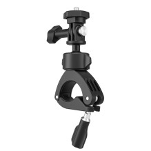 Kameros tvirtinimas - Telesin TE-HBM-004 vairo tvirtinimas GoPro 9-38mm 360° sukimosi