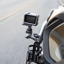 Priedas - PGYTECH Super Clamp Mount (PGYTech, veiksmo kameros laikiklis, 360° sukimas, juodas)