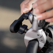 Priedas - PGYTECH Super Clamp Mount (PGYTech, veiksmo kameros laikiklis, 360° sukimas, juodas)