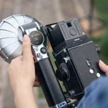 Fotoaparato blykstė - Godox Lux Master TTL Wireless Rechargeable Black