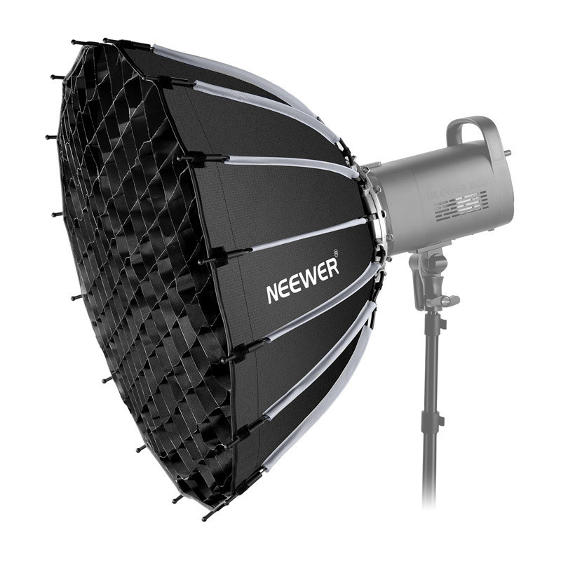 Apšvietimo Įranga - Neewer 65 cm Parabolinis Softbox Su Dviguba Difuzija Ir Medaus Korys