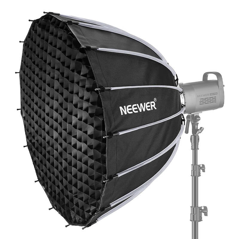 Fotografijos Apšvietimo Įranga - Neewer 85 Cm Softbox For Bowens Mount Lights, Quick Unfold, Durable Construction, Black