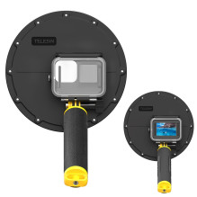 Veiksmo kameros povandeninis dėklas - Telesin GP-DMP-T09 Kupolinis prievadas, Skirtas GoPro Hero 9-13 Black
