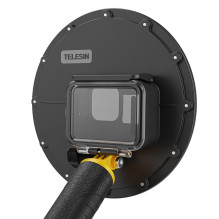 Veiksmo kameros povandeninis dėklas - Telesin GP-DMP-T09 Kupolinis prievadas, Skirtas GoPro Hero 9-13 Black