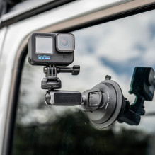 Camera Mount - PGYTECH CapLock Suction Cup Mount (Strong Suction, 360° Rotation)