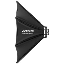 Lighting Modifier - Westcott Softbox ClickBox Octa-42, 42 inch, Bowens-Mount, Silver Lighting Modifier - Westcott Softbox ClickBox Octa-42, 42 inch, Bowens-Mount, Silver