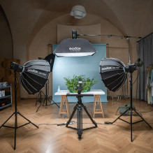 Lighting Equipment - Godox LE600BI Bi Color LED Video Light 2800K-6500K Black Lighting Equipment - Godox LE600BI Bi Color LED Video Light 2800K-6500K Black