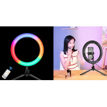 LED žiedinė lempa 26cm LED žiedinė lempa 26cm