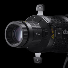 Apšvietimo priedas - Godox Bowens Mount LED šviesos projekcijos priedas, 360° sukamas, EF objektyvo tvirtinimas Apšvietimo priedas - Godox Bowens Mount LED šviesos projekcijos priedas, 360° sukamas, EF objektyvo tvirtinimas