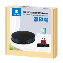 Stand - Puluz Electric Rotating Turntable 30cm 10kg Black Stand - Puluz Electric Rotating Turntable 30cm 10kg Black