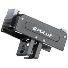 Fotoaparato priedas - Puluz DJI Osmo Magnetinis Metalinis Stovas, Aliuminio Konstrukcija, Greitas Montavimas, Juodas