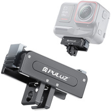 Fotoaparato priedas - Puluz DJI Osmo Magnetinis Metalinis Stovas, Aliuminio Konstrukcija, Greitas Montavimas, Juodas