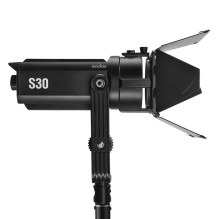 Apšvietimo Įranga - Godox Focusing LED Light S30 rinkinys, 10-100% Šviesumas, 5600K, 96 CRI