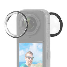 Kameros objektyvo dangtelis - Puluz Insta360 X4 objektyvo dangtelis antirefleksinis juodas Kameros objektyvo dangtelis - Puluz Insta360 X4 objektyvo dangtelis antirefleksinis juodas
