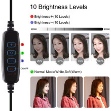 Lighting Equipment - Puluz PU391 Ring LED Lamp with Remote Control, Adjustable Stand Lighting Equipment - Puluz PU391 Ring LED Lamp with Remote Control, Adjustable Stand