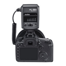 Lighting equipment - Godox ML150II Macro Ring Flash 11 Levels Diffuser Black