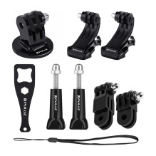 Camera Accessory Set - Puluz 20 Accessory Set for Sports Cameras Black Camera Accessory Set - Puluz 20 Accessory Set for Sports Cameras Black