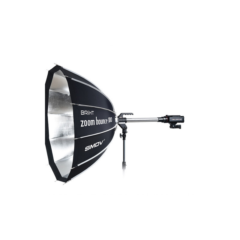 Apšvietimo priedas - SMDV Zoom Bounce 100 reflektorius Briht 360, reguliuojamas šviesa
