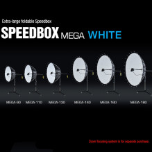 Softbox Set - SMDV Speedbox Mega 110 Deep 114 cm White Bowens Mount Softbox Set - SMDV Speedbox Mega 110 Deep 114 cm White Bowens Mount