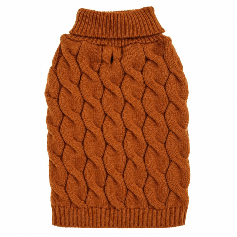Dog Clothes - Pchełka Warkocz L Bronze Brown