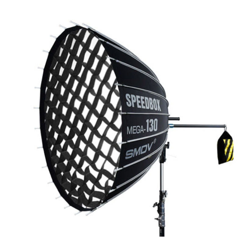 Apšvietimo priedas - SMDV Grid Mega 130 Softbox Light Control 5x5cm Cells