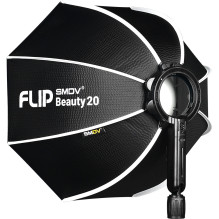 Apšvietimo Modifikatorius - SMDV Flip Beauty Dish 20, Minkštas Vienodas Apšvietimas